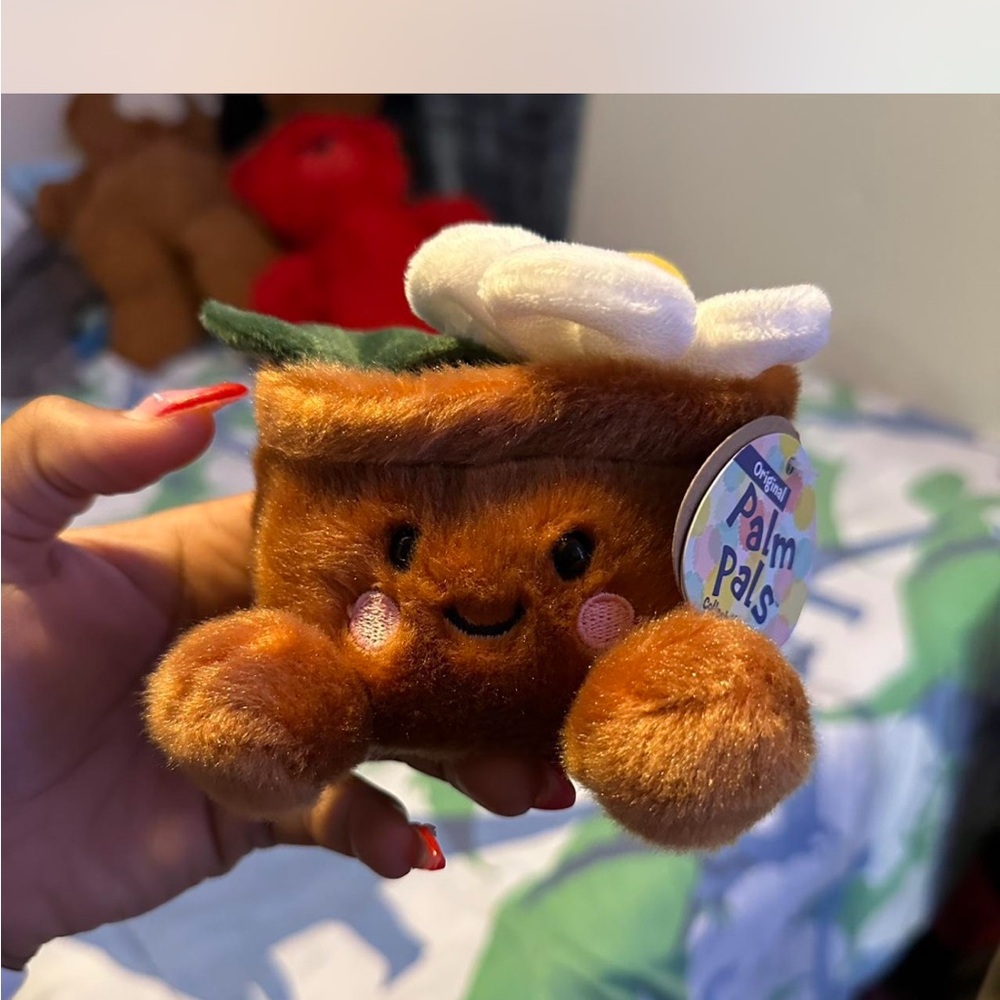 Charming Brown and Green Plush Stuffed Animal